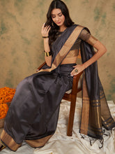 Womens Fashion Ethnic Navy Blue Color Sarees-MLSHWSA1230NBL0ONE